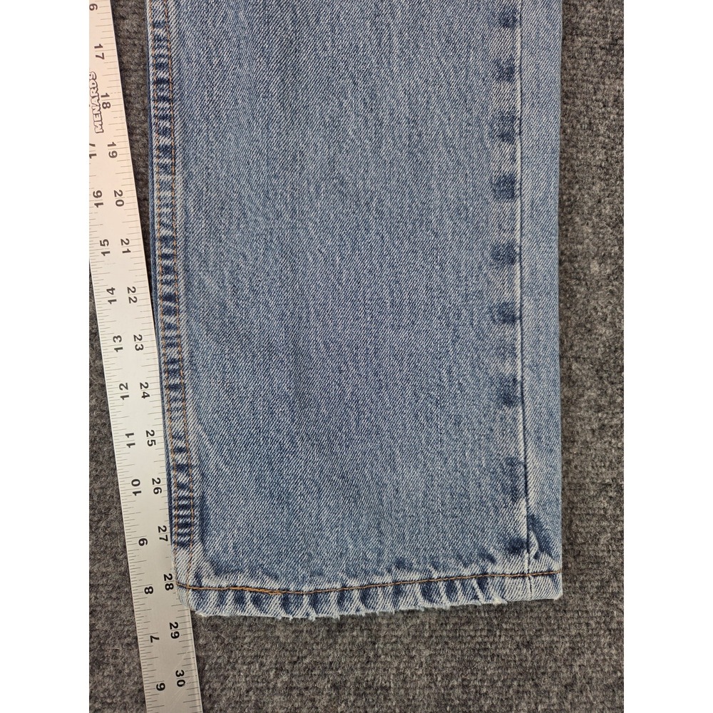 Levis 505 Jeans Mens 34x29 Blue - Picture 3 of 8